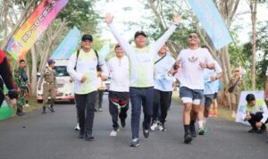 Bupati Ikut Berlari di Adhyaksa Batola Run 2025