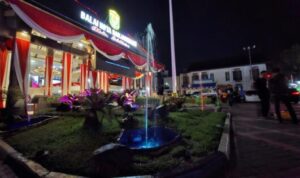 Air Mancur Percantik Wajah Balai Kota Banjarmasin di Momen HUT ke-499