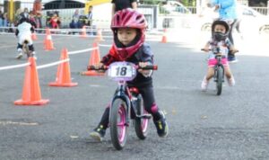 Atlet Cilik Ramaikan Pushbike Race Gebyar Museum Lambung Mangkurat