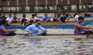 Balap Jukung Guncang Sungai Martapura di Harjad ke-499 Banjarmasin