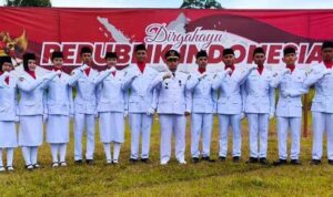 Kecamatan Lahei Barat Gelar Upacara HUT ke-80 RI Secara Khidmat