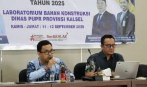 Lab Bahan Konstruksi PUPR Kalsel Gelar In-House Training SNI ISO 17025