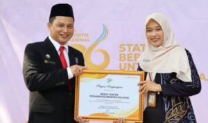 Media Center Kominfo Kalsel Dinobatkan BPS sebagai Media Teraktif