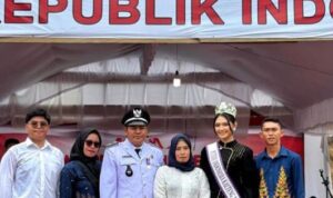 Pemdes Sabuh Meriahkan HUT ke-80 RI, Putri Indonesia Kalteng 2025 Jadi MC