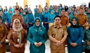 Pj Ketua TP PKK Ajak PKK Desa Lahei Barat Dukung Pembangunan