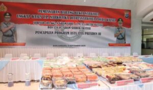 Polda Kalsel Bongkar Kasus Narkotika, 60 Tersangka Diamankan