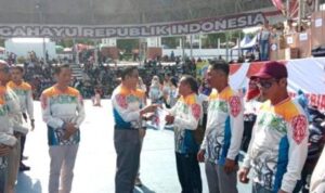 Ribuan Warga Barito Utara Berpadu dalam Senam Massal dan Jalan Sehat Meriahkan HUT ke-75 Barut dan HUT RI ke-80