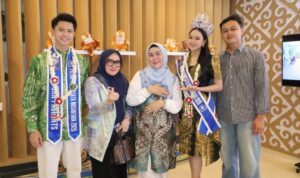 Ridho dan Raudah, Putra Putri Pariwisata Nusantara 2025 Asal Kalsel Disambut Hangat