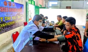 HUT TNI ke-80, Kodim 1013 Muara Teweh Himpun 100 Kantong Darah