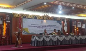 Asisten III Andri Raya Buka Paparan Rencana Pengembangan Ekonomi Kreatif Murung Raya