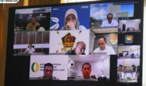 Asisten II Setda Murung Raya Ikuti Rakor Pengendalian Inflasi Bersama Mendagri