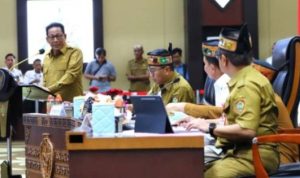 Bupati Murung Raya Hadiri Rakor Optimalisasi PAD Sektor Perkebunan dan Kehutanan di Palangka Raya