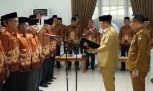 Bupati Batola Kukuhkan Pengurus PWRI 2025–2030