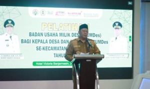 Bupati Batola Buka Pelatihan BUMDes Anjir Muara 2025