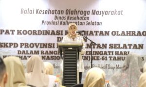 Bkom Kalsel Ajak SKPD Tingkatkan Kesadaran Olahraga