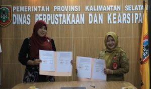 Dispersip Kalsel Gandeng STIE Pancasetia Tingkatkan Literasi