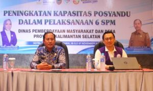 Optimalisasi Layanan Dasar, PMD Kalsel Tingkatkan Kapasitas Kader Posyandu