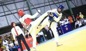 Porprov XII Kalsel 2025: 156 Atlet Taekwondo Adu Kekuatan dan Teknik di Pelaihari