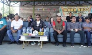 Bupati Murung Raya dan Ketua DPRD Hadiri Final Pertandingan Voli di Laung Tuhup