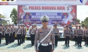 Polres Murung Raya Apel Gelar Pasukan Operasi Zebra Telabang 2025, Pengendara Diminta Lebih Tertib