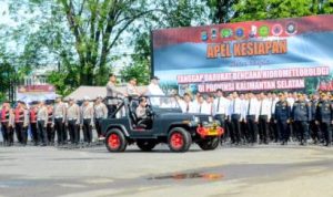 Siaga Bencana, Polda Kalsel Terjunkan 1.200 Personel Tanggap Darurat
