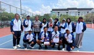 Tenis Lapangan Korpri Kalsel Sabet Emas di Pornas XVII
