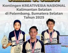 Tiga Inovator Muda Kalsel Raih Prestasi Nasional di Kreativesia