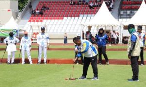 Tim Gateball Beregu Campuran KORPRI Kalsel Tembus 16 Besar PORNAS XVII, Kemenangan Dramatis Atas Babel