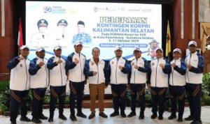 Tim Gateball Korpri Kalsel Siap Berlaga di Pornas XVII Palembang