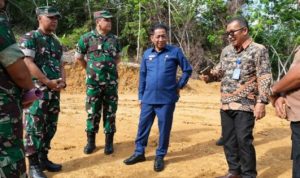 Bupati Heriyus Tinjau Kesiapan Lahan Pembangunan Yon TP 883 dan Makodim Baru