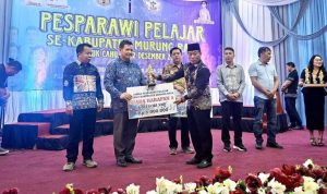 Ketua DPRD Murung Raya Hadiri Penutupan PESPARAWI Pelajar SMP dan SMA