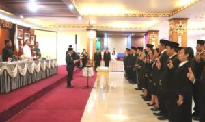 Heriyus Kukuhkan 60 Pejabat Strategis di Murung Raya