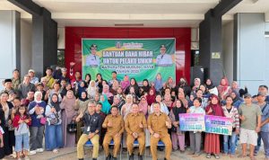 Bupati dan Wakil Bupati Murung Raya Salurkan Dana Hibah UMKM 2025 di Bank Kalteng