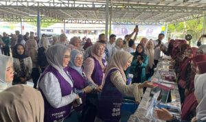 Kunjungi Posyandu Pinus, TP Wasaka Kalsel Bawa Bantuan Enam SPM dan Edukasi Bencana