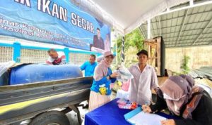 Pasar Murah Nataru, Dislutkan Kalsel Ajak Warga Tingkatkan Konsumsi Ikan