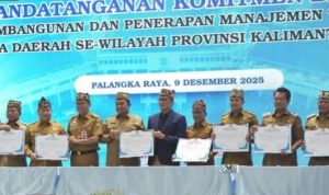 Bupati Murung Raya Teken Komitmen Penguatan Manajemen Talenta ASN di Kalteng