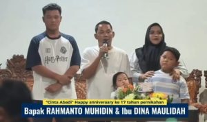 Rayakan 17 Tahun Pernikahan, Wabup Murung Raya Rahmanto Muhidin Gelar Doa Bersama