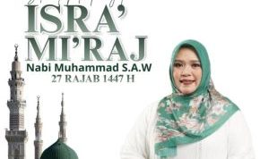 Dina Maulidah Ucapkan Selamat Peringatan Isra Mi’raj Nabi Muhammad SAW 1447 H
