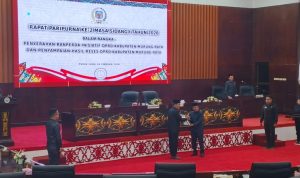 DPRD Murung Raya Gelar Rapat Paripurna Penyerahan Ranperda Inisiatif dan Penyampaian Hasil Reses