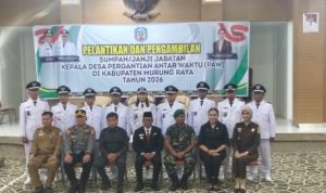 Bupati Heriyus Lantik 9 Kades PAW di Murung Raya, Tekankan Sinergi dan Pelayanan Masyarakat