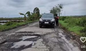 Jalan Margasari Kelumpang Didorong Segera Diperbaiki