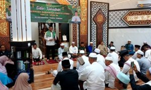 Safari Ramadan ke-11, Bupati Buka Puasa Bersama Jamaah Masjid Arafah