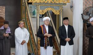 Sekda Batola Sholat Id di Al-Anwar