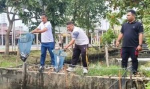 Lapas Banjarmasin Panen 75 Kilogram Ikan Patin