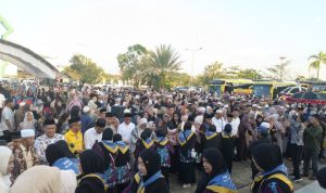 Bupati Heriyus Lepas 73 Calon Jemaah Haji Murung Raya 2026