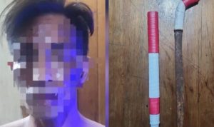 Pria di Barito Timur Todong Rekan dengan Parang