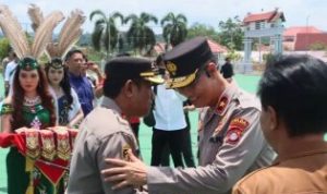 Kapolres Murung Raya Bersama Jajaran Forkopimda Sambut Kunker Wakapolda Kalteng