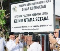 Bupati Bahrul Ilmi Buka Klinik Utama Setara