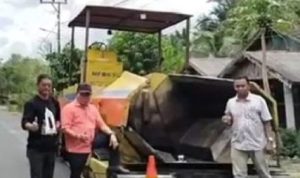 Bupati Kapuas Tinjau Jalan Baru Tamban Catur