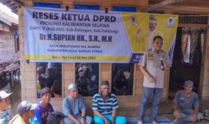 Supian HK Serap Aspirasi Warga HSU Soal Infrastruktur